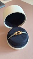 Bracelet Fred Force 10 Câble Gris Acier Or Jaune