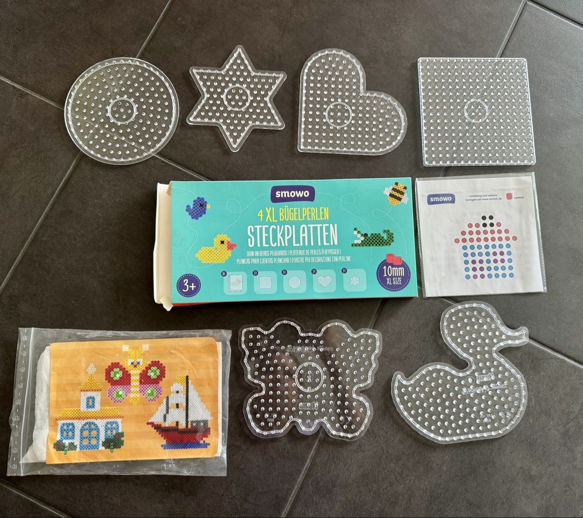 Kit bricolage: XL Bügelperlen Steckplatten Set 6-teilig – Nuovo (secondo la descrizione) da Schaffhausen venduto da vic_k988
