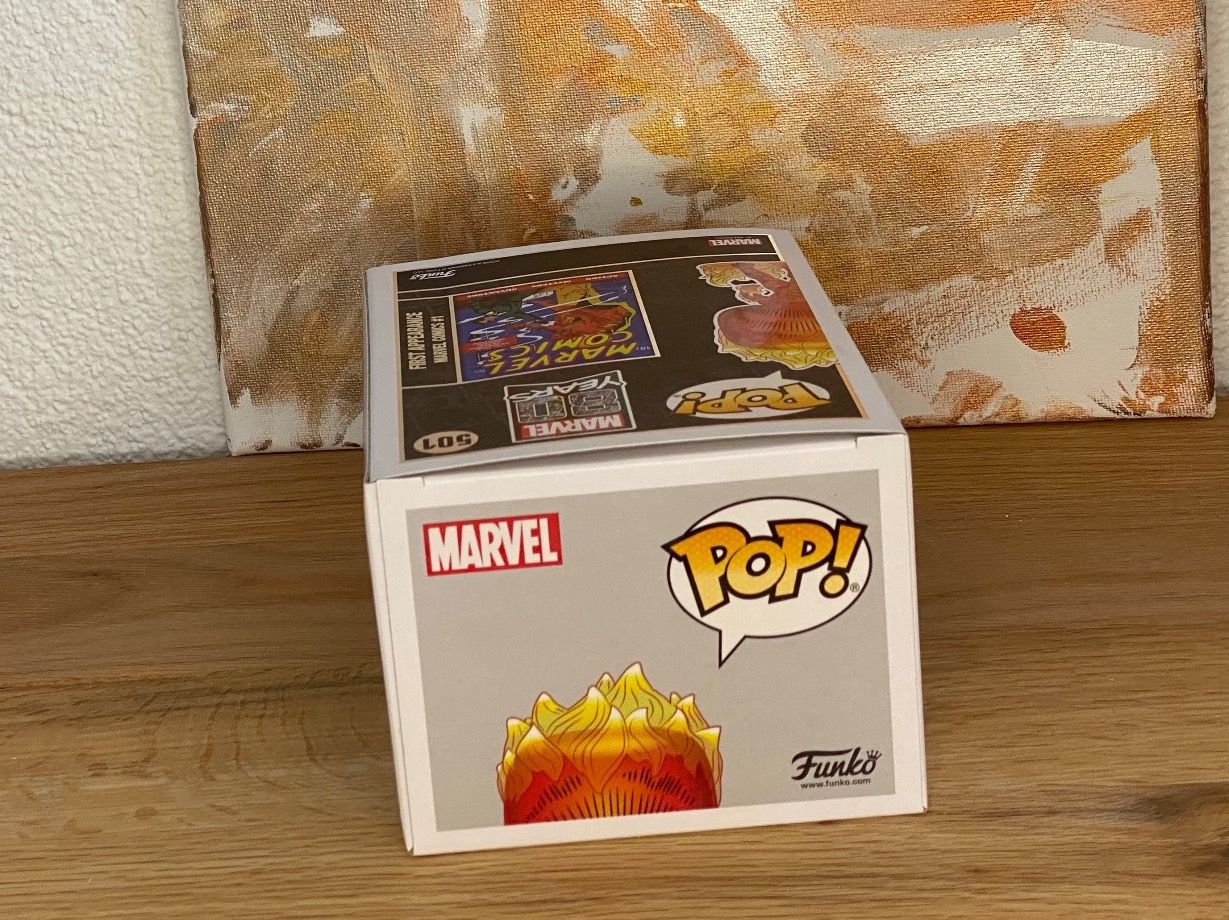 Funko Statuette: Funko Pop - The Original Human Torch #501 - Marvel – Nuovo e nell'imballaggio originale da Oensingen venduto da CSCollectors 4