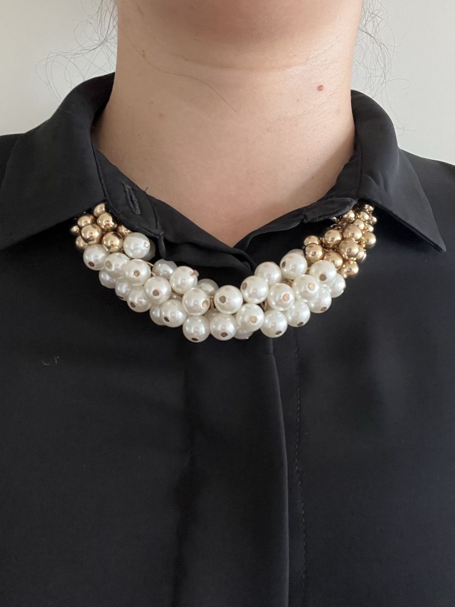 Catenine: Elegante Perlenkette Gold – Usato da St.Gallen venduto da Shopaholic5
