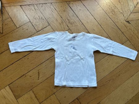 Petit Bateau Unterhemd langarm, Gr. 126
