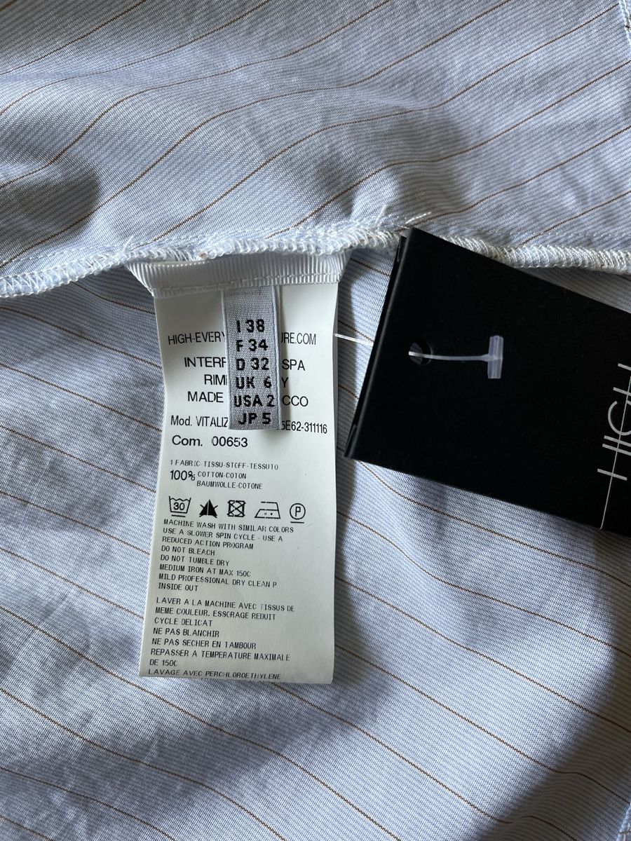 High Camicette: High Everyday Couture Hemdbluse Gr. 32,Blau-Weiss gestreift – Nuovo e nell'imballaggio originale da Zürich venduto da lynni1996 4