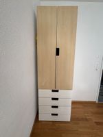 Kleiderschrank für Kinder mit 4 Schubladen weiss Holz