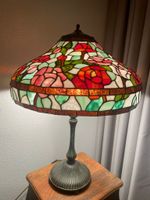 Tischlampe Tiffany Stil Rosenmotiv 