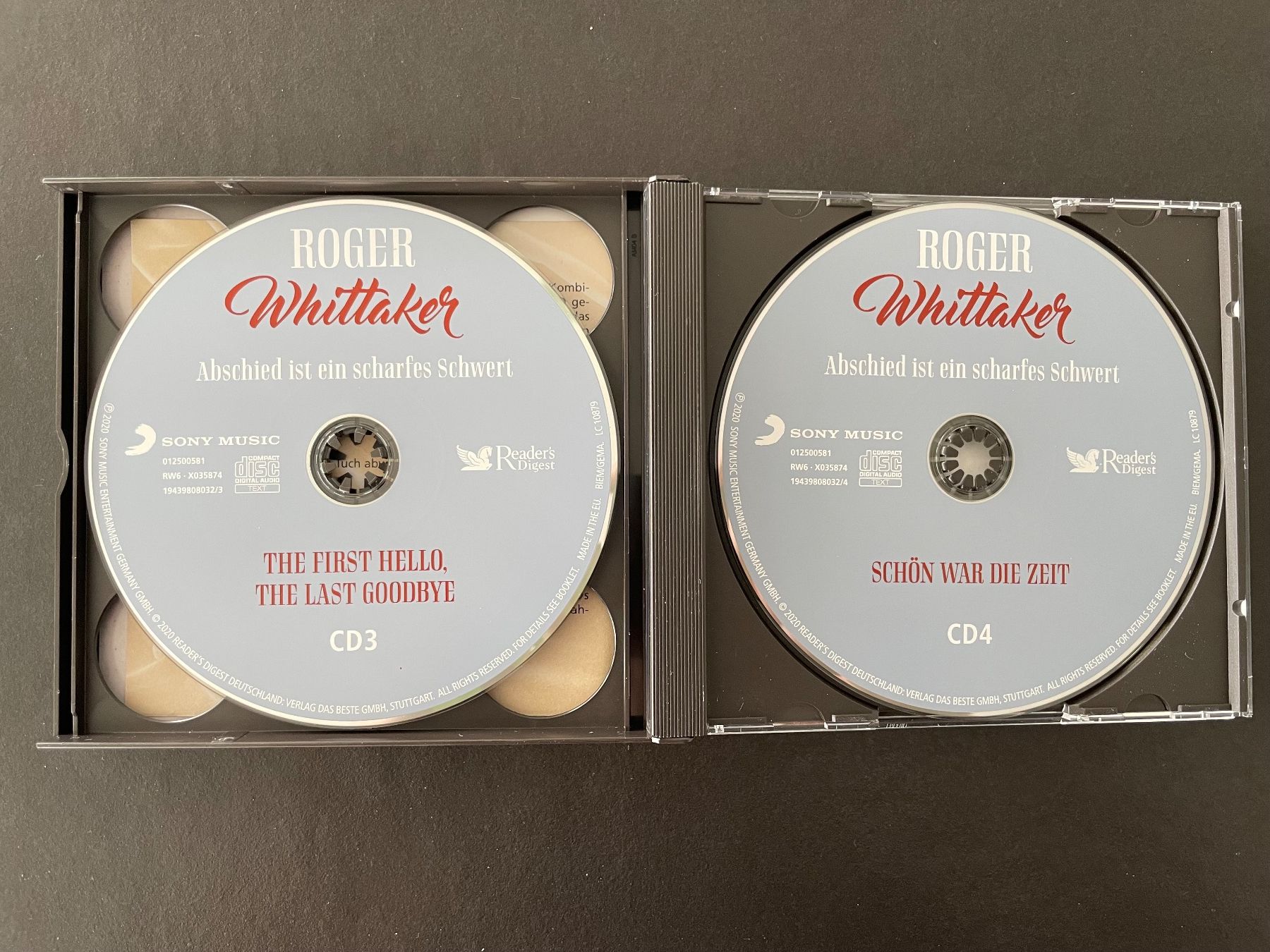 CDs: 4 CD Roger Whittaker - Abschied ist ein scharfes Schwert – Neu (gemäss Beschreibung) aus Klingnau von Quasimondo 3