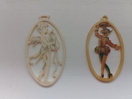 Vintage Schmuckanhänger antik Schmuckstück Medaillon Amulett