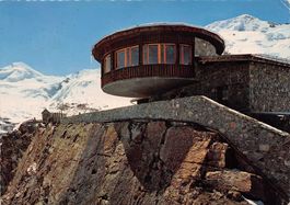 Saas-Fee, Restaurant Längfluh, gelaufen 1970