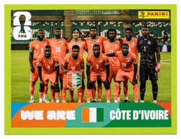 Panini FIFA WORLD CUP 2026 CIV 13 Mannschaftsbild