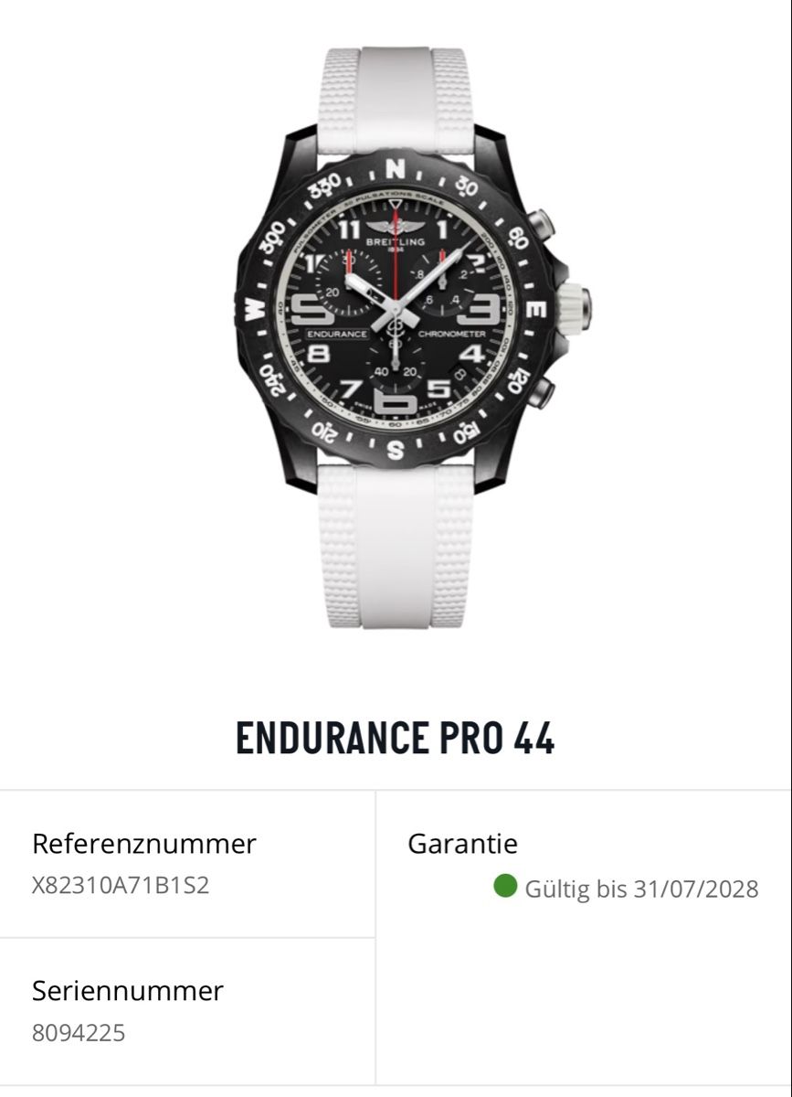 Breitling Orologi: Breitling Endurance Pro 44 White   Full Set – Usato da Flüelen venduto da OPCEric23 7