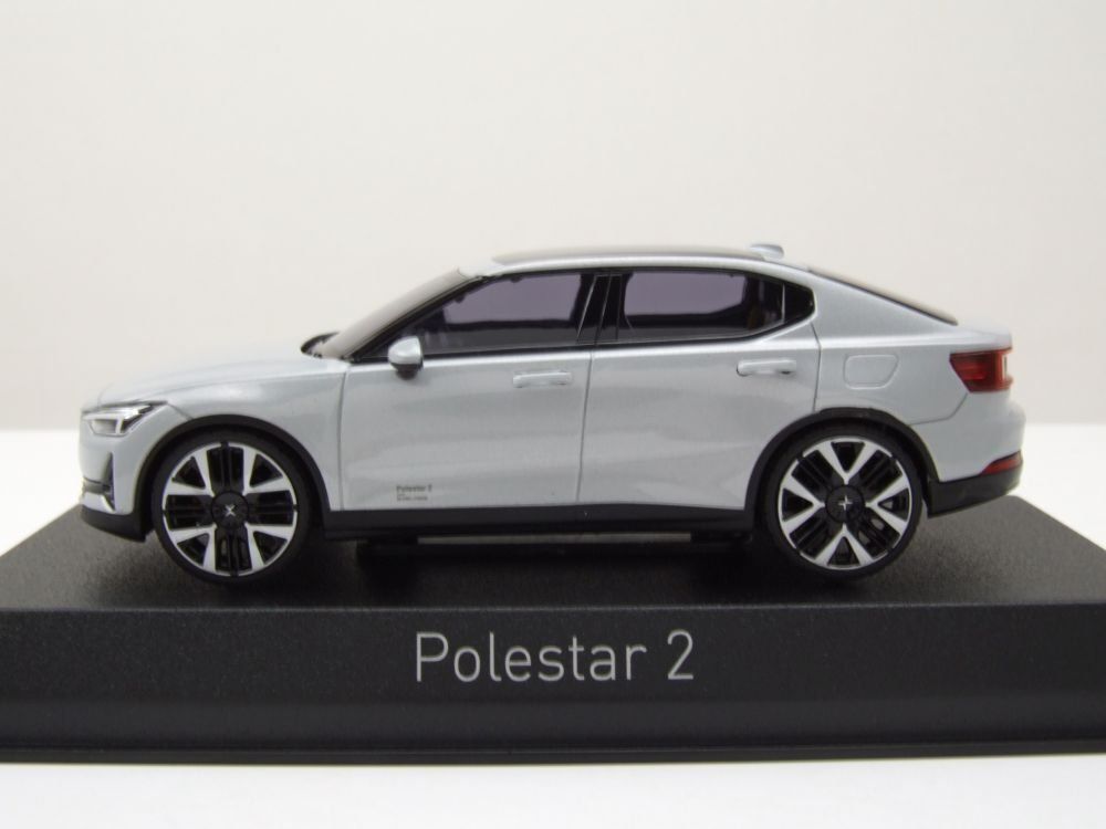 Volvo Modellini d'auto: Polestar 2 Phase II seit 2024 Magnesium grau met. / schwarz – Nuovo e nell'imballaggio originale da Gerlafingen venduto da espero88 3