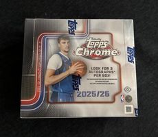 TOPPS CHROME BASKETBALL HOBBY JUMBO BOX (SEALED/ORGINALVERP)