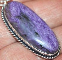 Anhänger L-3660 – Charoit Edelstein – 45x19mm