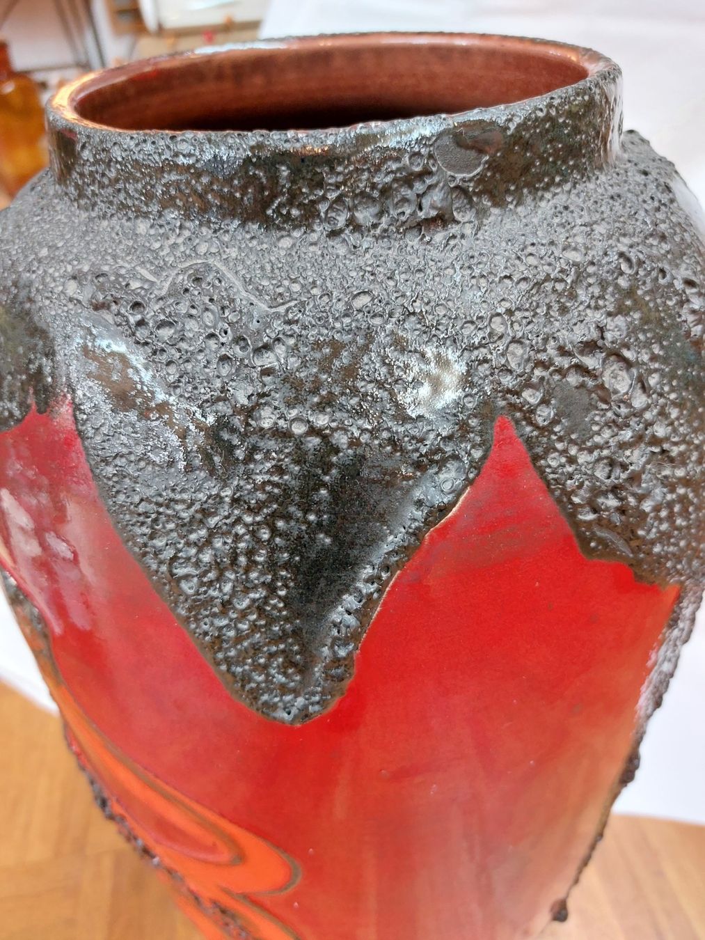 Vasi & Recipienti: Midcentury Fat Lava, Bodenvase – Usato da Niederuzwil venduto da wolkenlos80 8