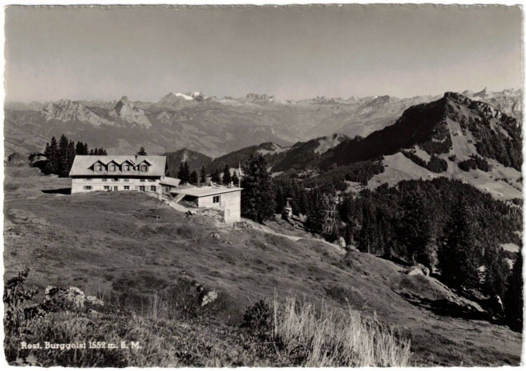 Cartoline postali: Gersau - Luftseilbahn Gersau--Gschwend – Usato da Binningen venduto da Mountainrider