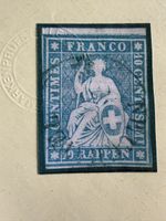Briefmarke Helvetia Sitzend 10 Rappen 23cd