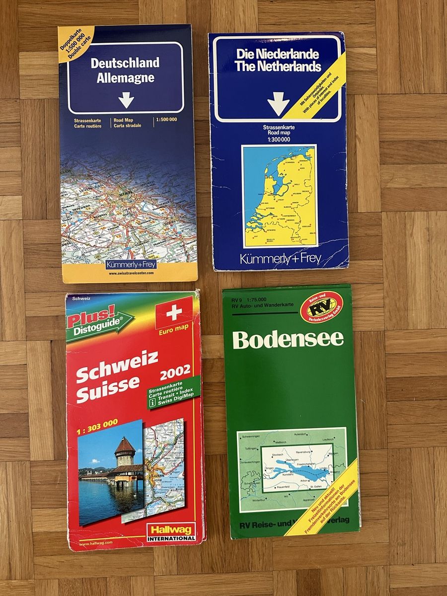 Cartine & Atlanti: Diverse Landkarten Sammlung - Deutschland, Schweiz, Bodensee – Usato da Wettingen venduto da chatzegras