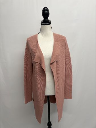 Cartoon langer Cardigan XS altrosa rosa Strickjacke