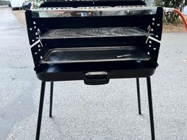 Berger 3-Flammen Koffergasgrill Schwarz