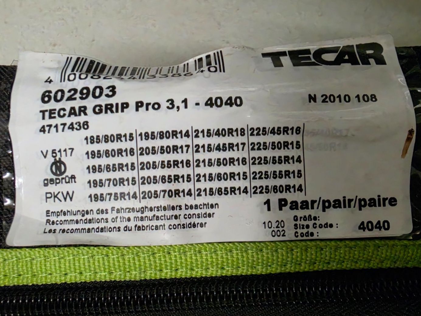 Tecar Catene da neve: Schneeketten – Usato da Arth venduto da Ripcurl_1990 1