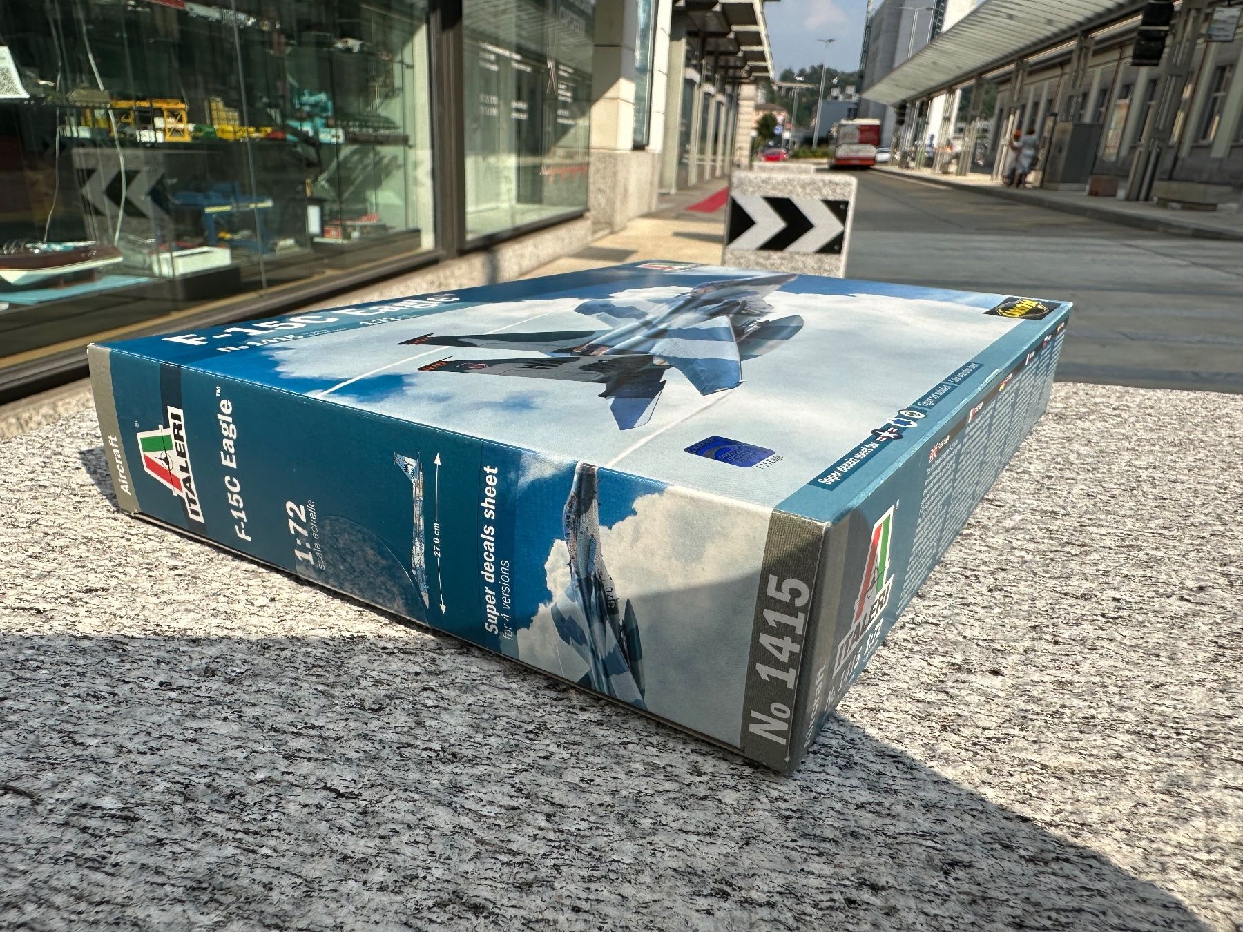 Italeri Kit di modellismo & Modellini statici: Italeri 1:72 F-15C Eagle 1415 – Nuovo e nell'imballaggio originale da Chiasso venduto da Carrara-Modellismo 1