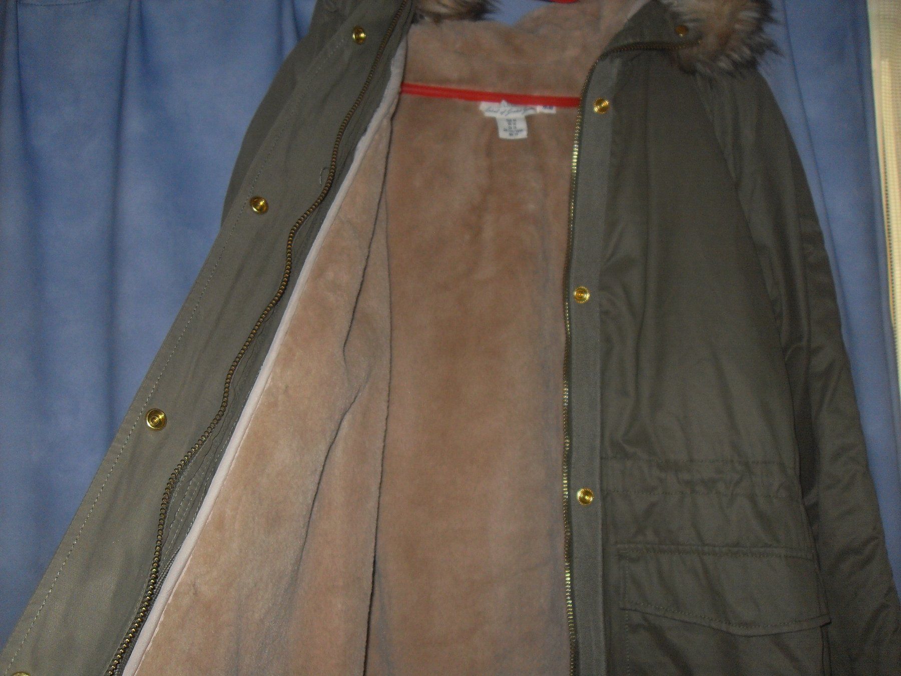 H&M Giacche: Damen Winterjacke Gr.46 Oliv – Usato da Buttikon SZ venduto da tschipo1 3