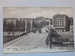 Genf Pont de la Coulouvrenière et Boulevard James Fazy 