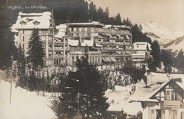 Leysin Le Grand Hotel im Winter