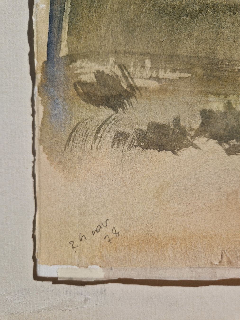 Dipinti: Grande aquarelle de Bernard Pidoux – Usato da Renens VD venduto da vintage72 2