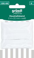 haushaltsband Schrägband Bänder 2mx20mm Weiß Band nähen