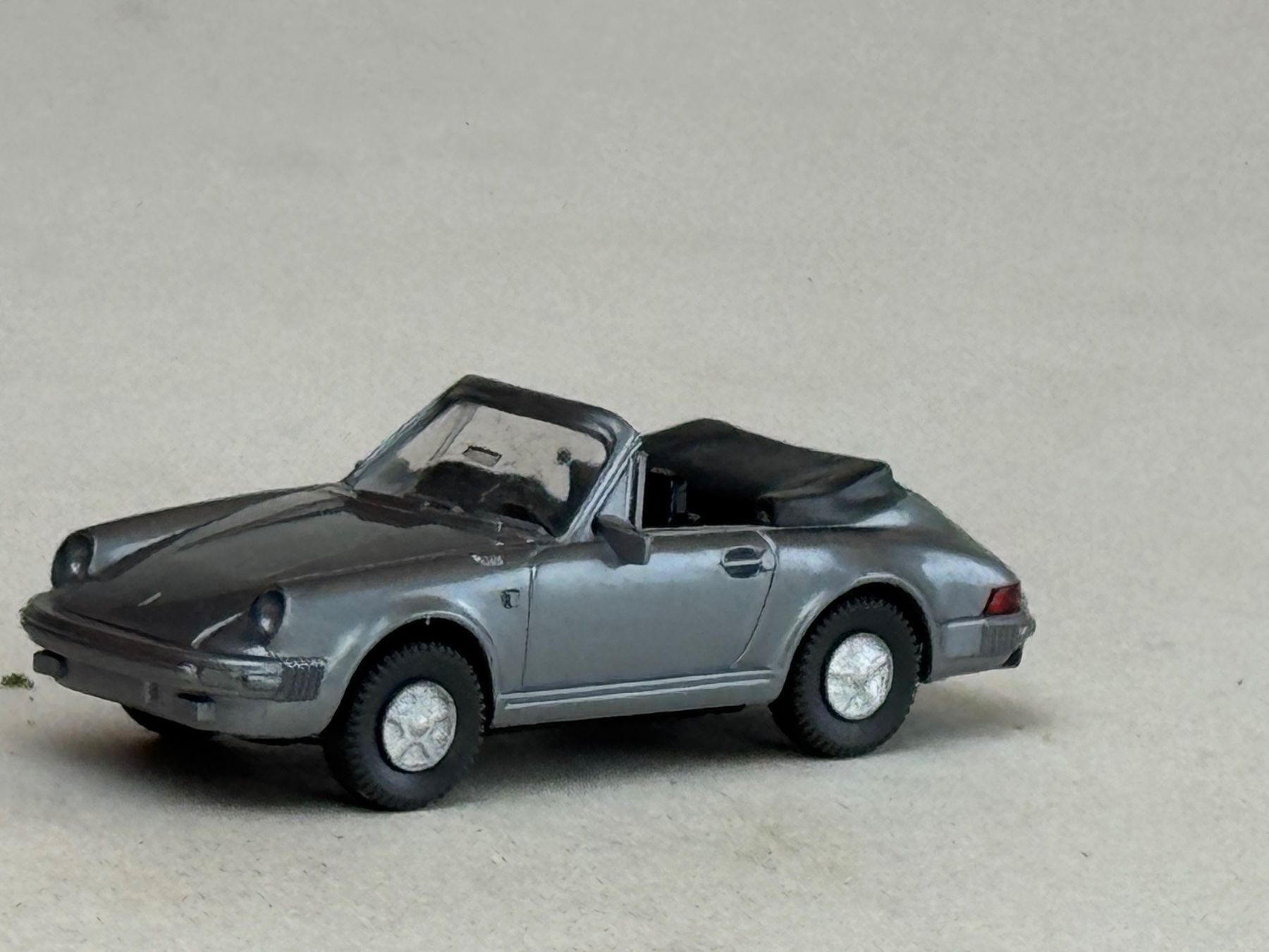 Wiking Modellautos: VE1- Wiking Porsche 911 Cabriolet silbern – Gebraucht aus Elm von Wikmtz