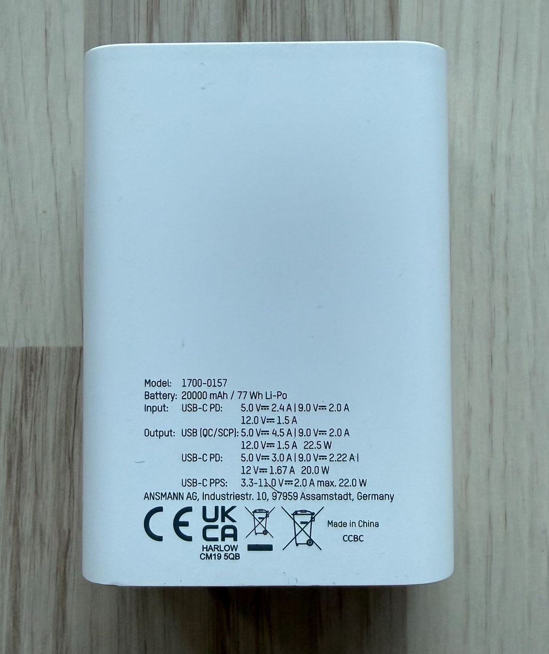 Batterie: Powerbank Ansmann 20000 mAh – Usato da Birmensdorf ZH venduto da alb_2blb 2