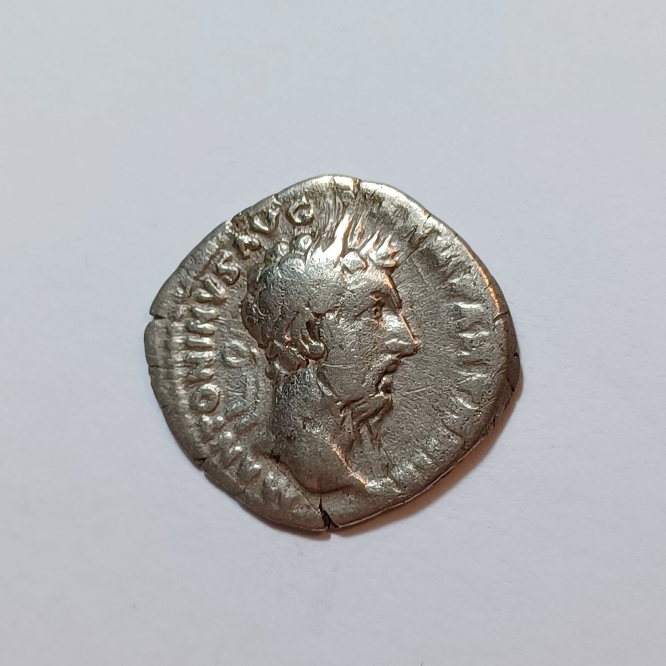 Alle Münzen: Denarius Marcus Aurelius (161-180) Römisches Reich – Gebraucht aus Pfäffikon ZH von Antike_Muenzen