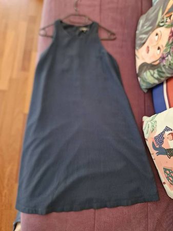 OPUS WERIA Kleid dunkelblau Gr. 34  ärmellos