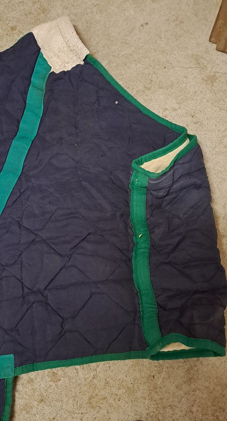 Coperte & Accessori: Pferde-Winterdecke blau Indoor – Usato da Zihlschlacht venduto da MaBi2019 3