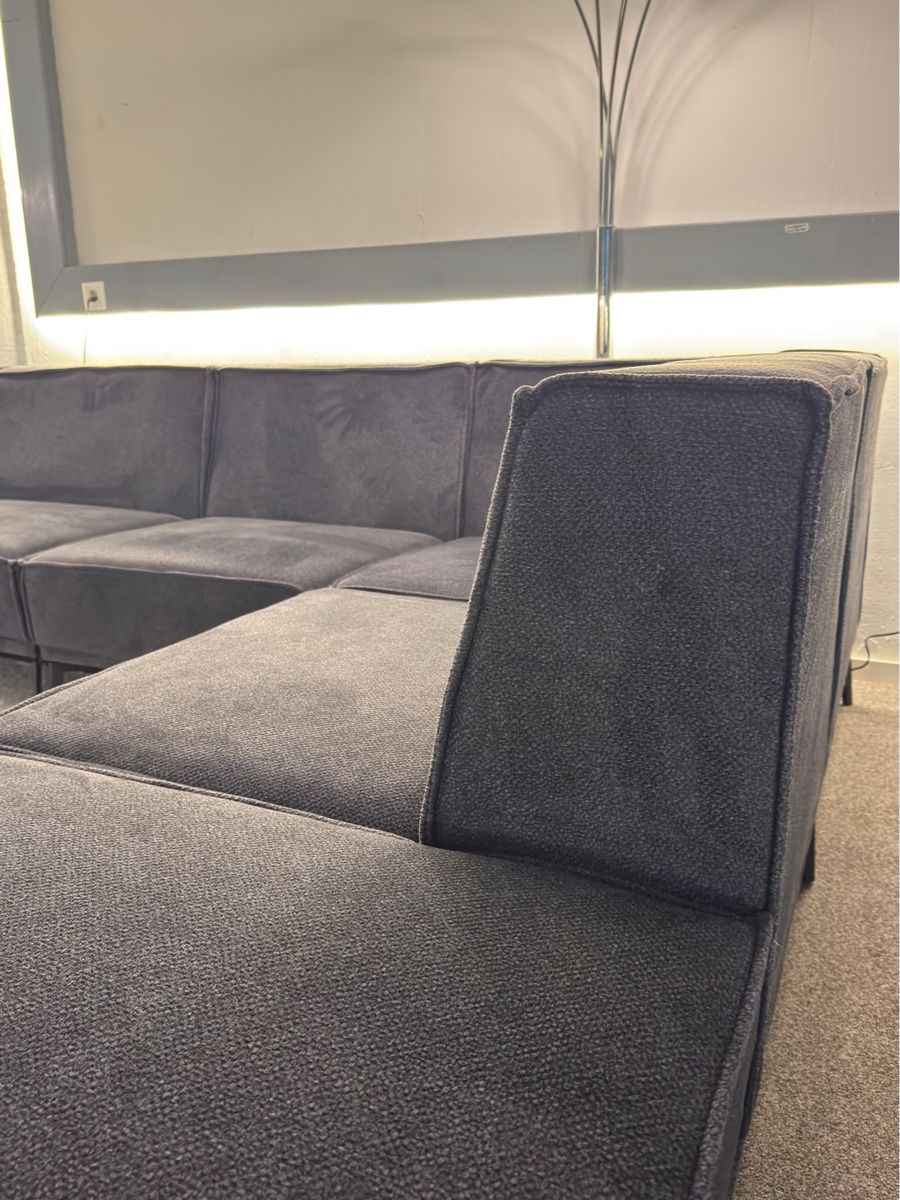 Divani: Modernes Ecksofa dunkel grau – Usato da Fehraltorf venduto da Sofalab.swiss 9