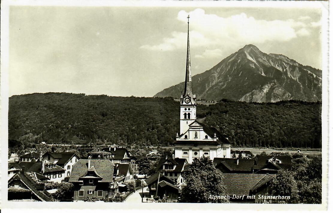 Cartoline postali: Alpnach Dorf – Usato da Hochdorf venduto da Ziegel-16