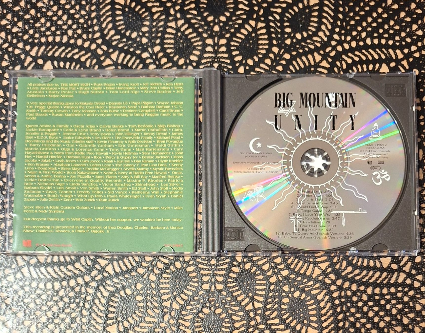 CD: Big Mountain - Unity, USA Reggae CD Album 1994 – Usato da Schönenberg TG venduto da Gregolino76 2