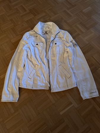 Timezone Damenjacke Gr. L weiss Baumwolle Frühling/Herbst