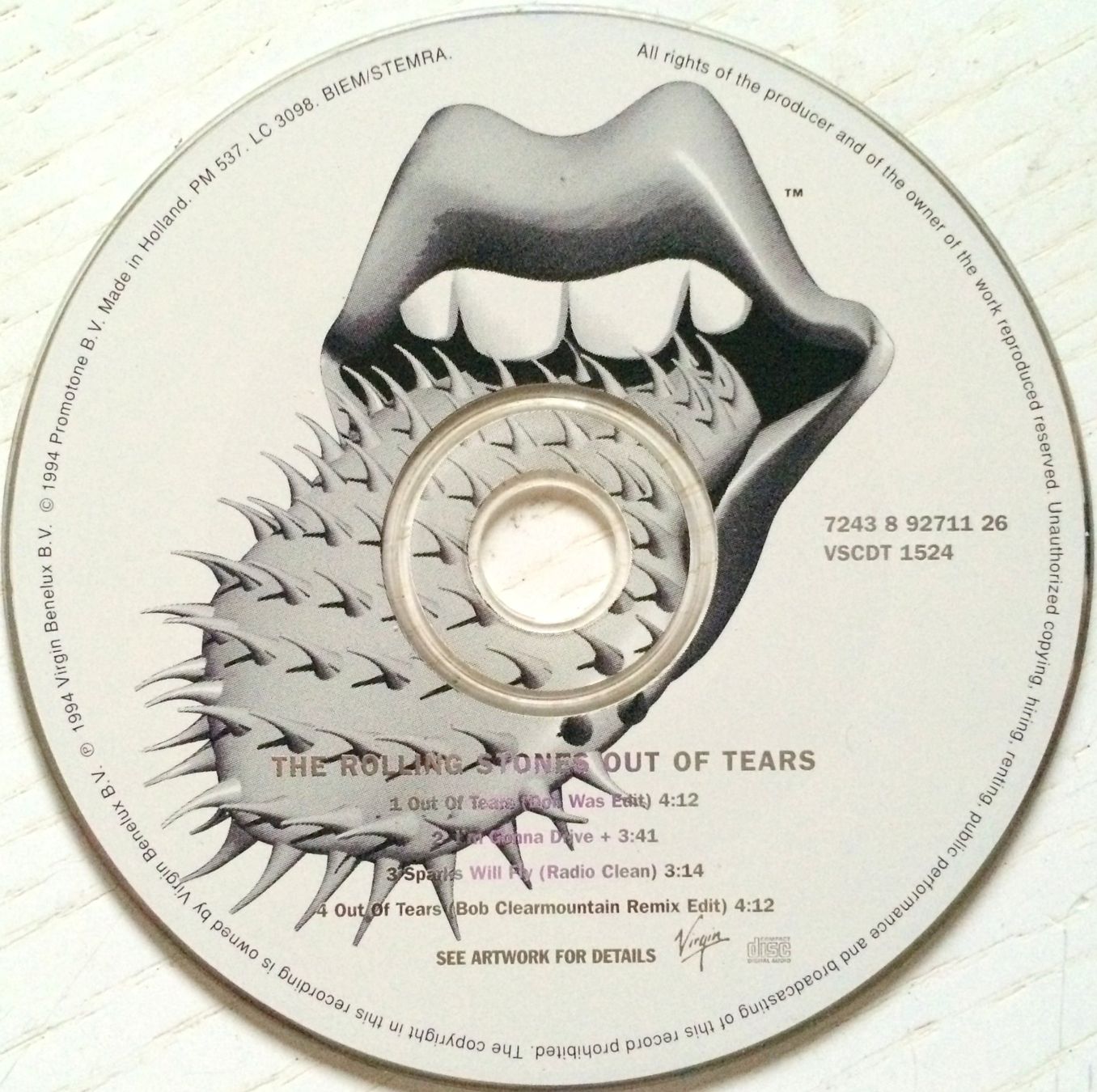 CDs: ROLLING STONES - OUT OF TEARS – D'occasion à Bottens par hotter-than-hell 2
