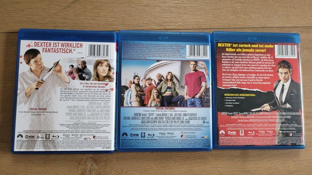 Tous les DVDs: Dexter Staffel 1-3 – D'occasion à Luzern par Djangoes 1