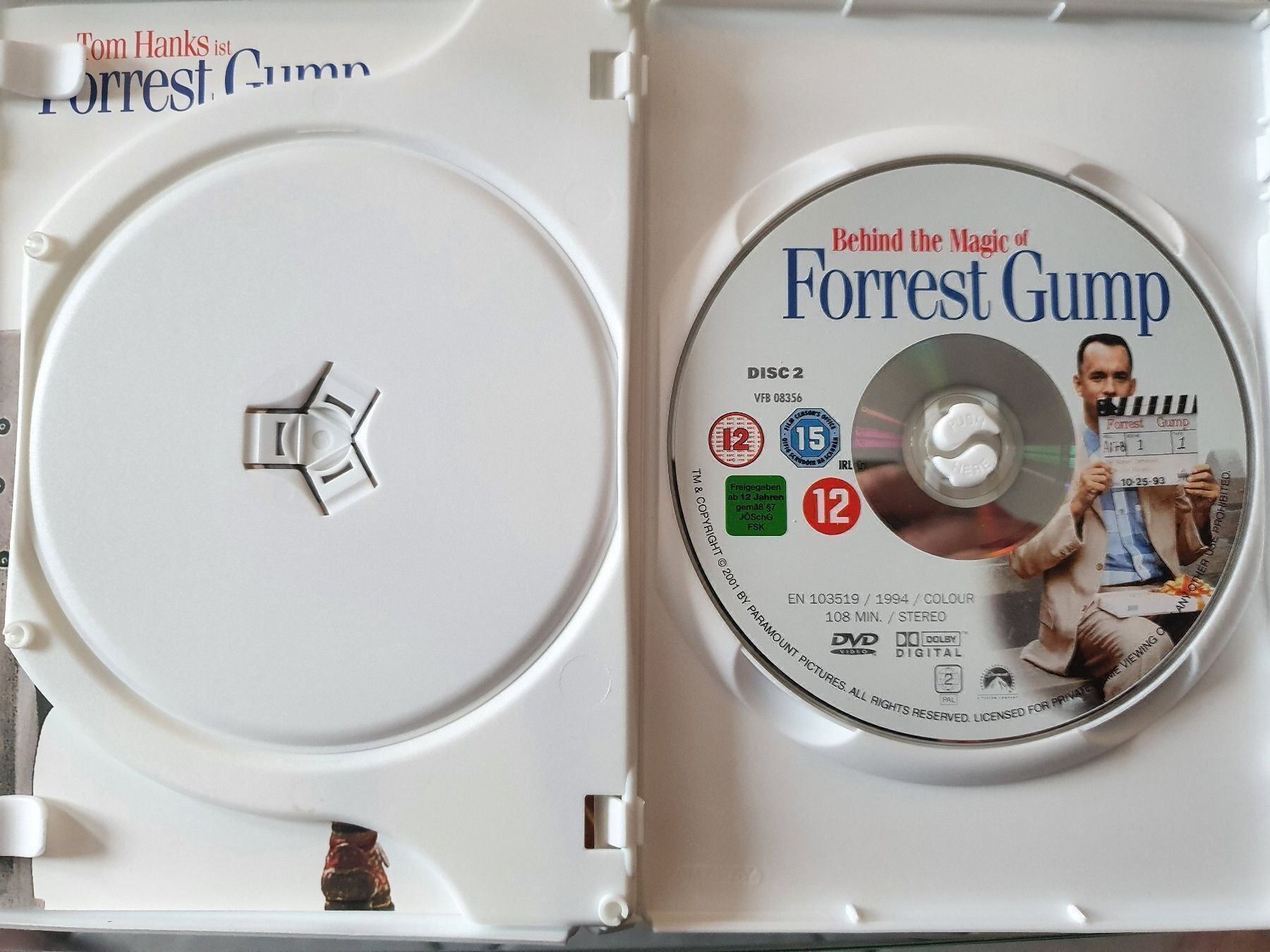 Alle DVDs: Forrest Gump (Tom Hanks) - Doppel DVD – Gebraucht aus Zumholz von Paedin 3