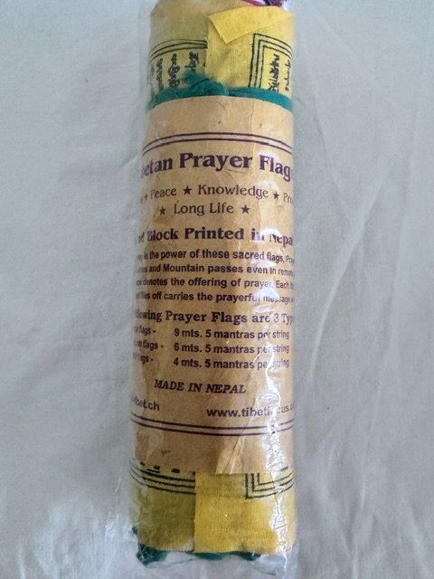 Fahnen: GEBETSFAHNEN TIBET - 3 STÜCK - FABRIKNEU – Neu und originalverpackt aus Honau von Ritika 1
