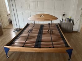 Wooden Double Bed Frame 