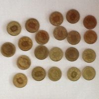 21 Stück 5 Rappen (div. Jahrgänge)