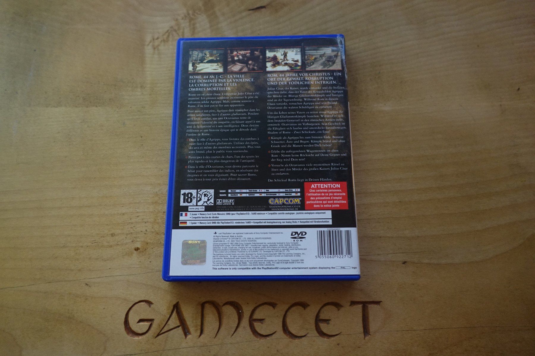 Sony Giochi: Shadow of Rome – Usato da Steinach venduto da Gamecet 2