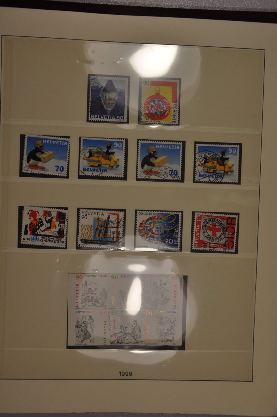 Tutti i francobolli: Sammlung Schweiz 1991-2003 meist gestempelt – Usato da Wolfhalden venduto da Zinauktion 6
