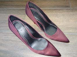 Escarpins Zara femme taille 39 prune, talons 7cm