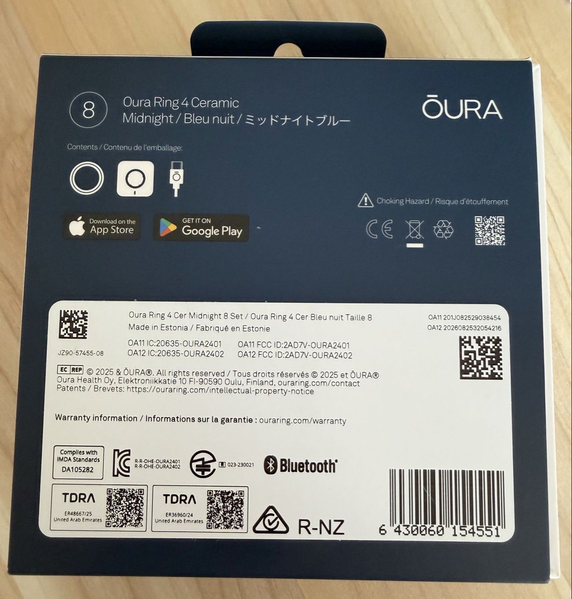 Oura Anelli: Oura Ring 4 Ceramic, Grösse 8, Farbe Midnight – Nuovo (secondo la descrizione) da Gränichen venduto da Chanelsusi 3