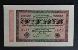 Deutsches Reich - Reichsbanknote 1923 unzirkuliert