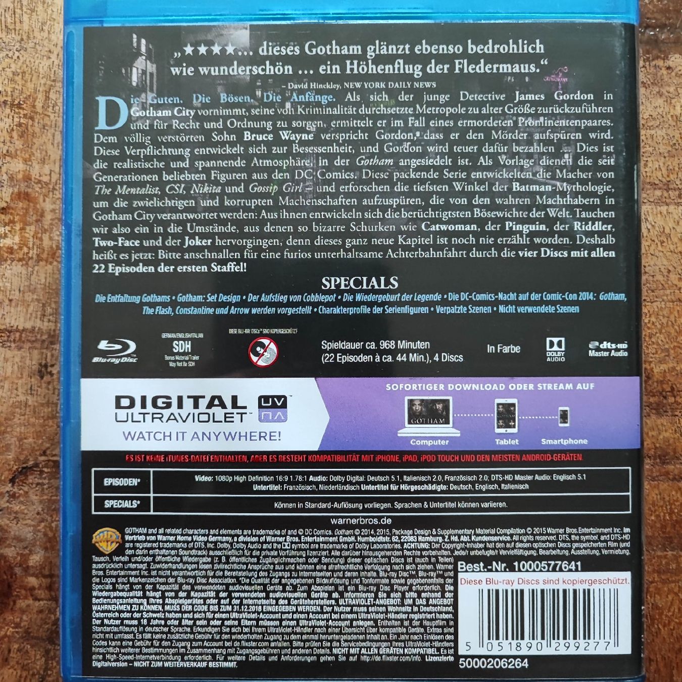 Alle DVDs: Gotham Staffel -  Blu-ray Disc - Top Zustand – Gebraucht aus Dübendorf von kb86_MOVIE 1